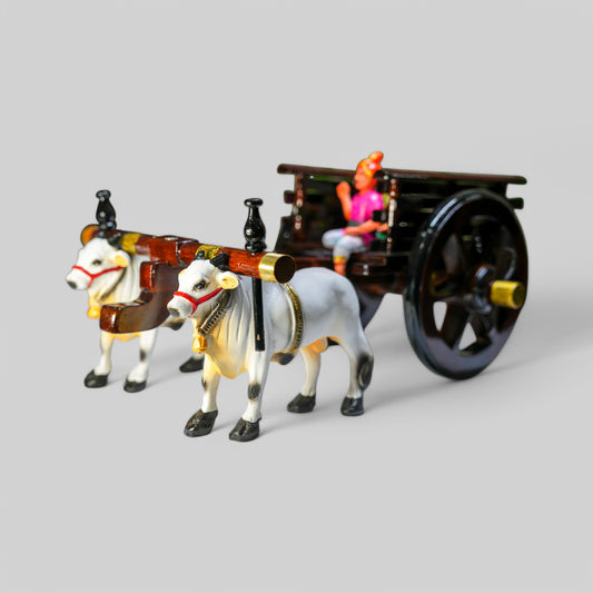 Dark Brown Bullock Cart - Small