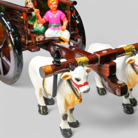 Dark Brown Bullock Cart - Small