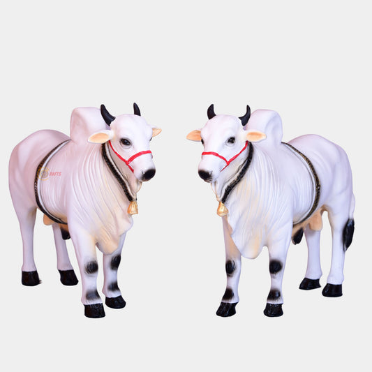 Fiber Ongole Bulls Pair - Large