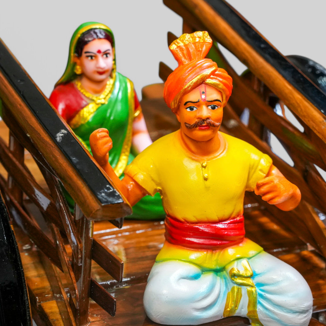 Teakwood Bullock cart - Medium