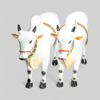 Steel Ongole Bulls Pair – Large — main product photo on white background