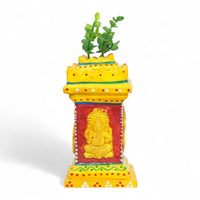 Kondapalli Tulasi Kota — handcrafted wooden diorama scene, view 2