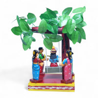 Kondapalli Brundavanam Set — handcrafted wooden diorama scene, view 3