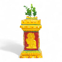 Kondapalli Tulasi Kota — handcrafted wooden diorama scene, view 3