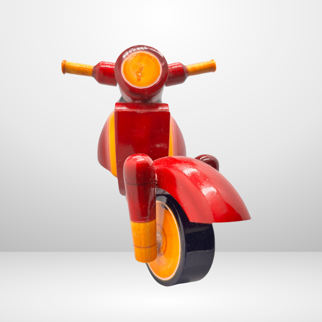 Etikoppaka Handmade Wooden Scooter Toy | Kid's Play Toy & Home Décor Showpiece