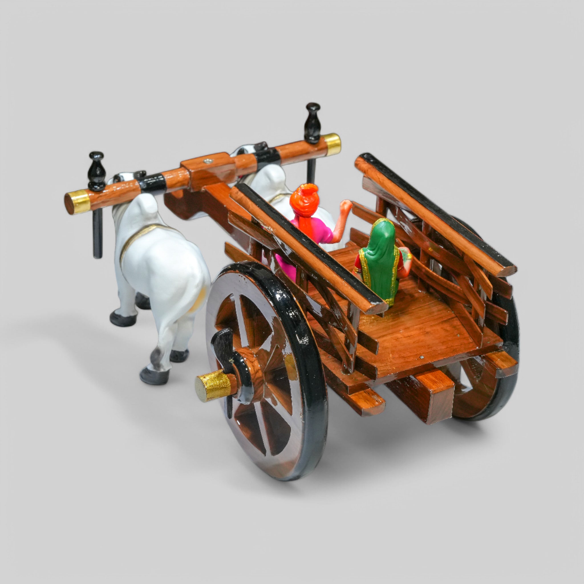 Teakwood Bullock Cart - Small