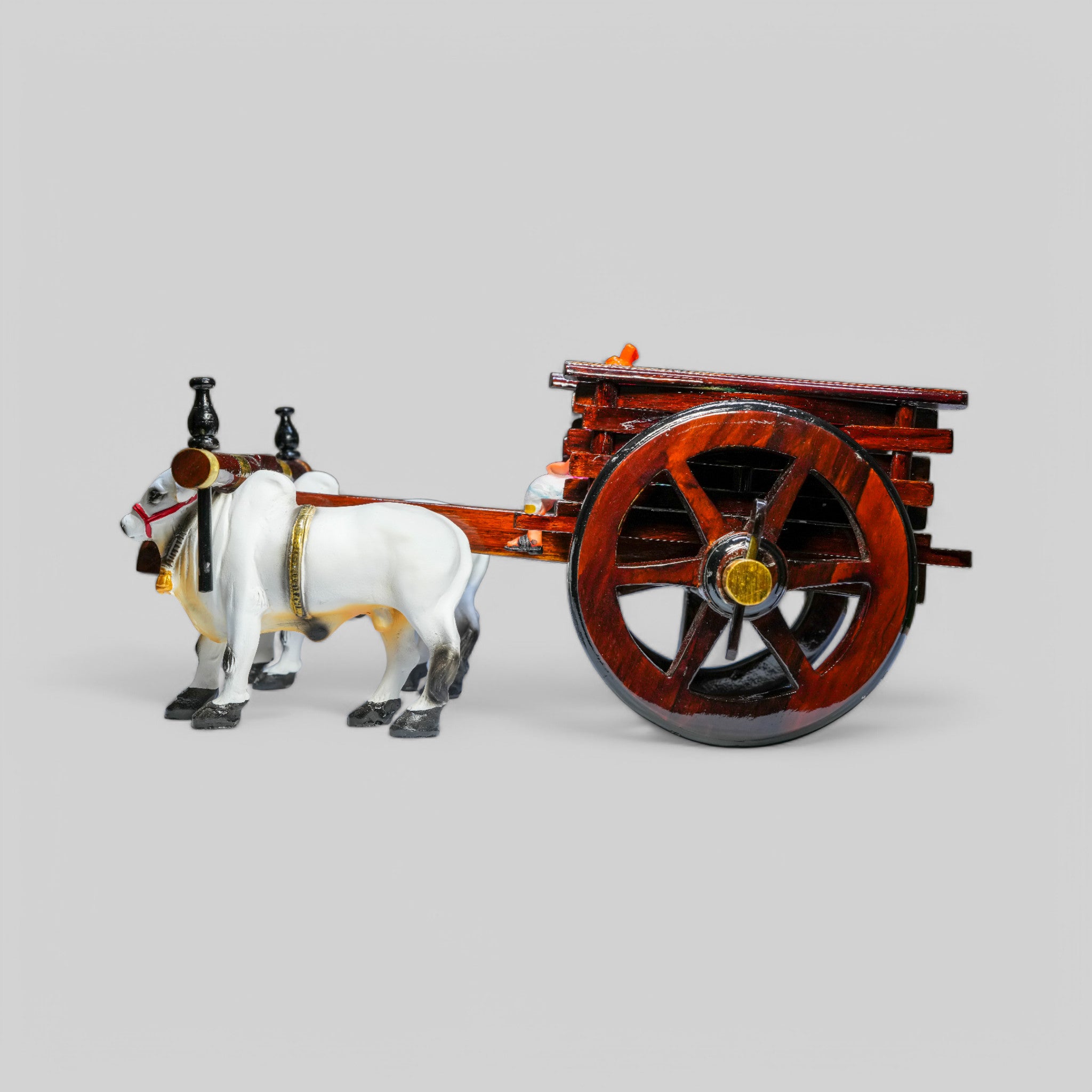 Dark Brown Bullock Cart - Small