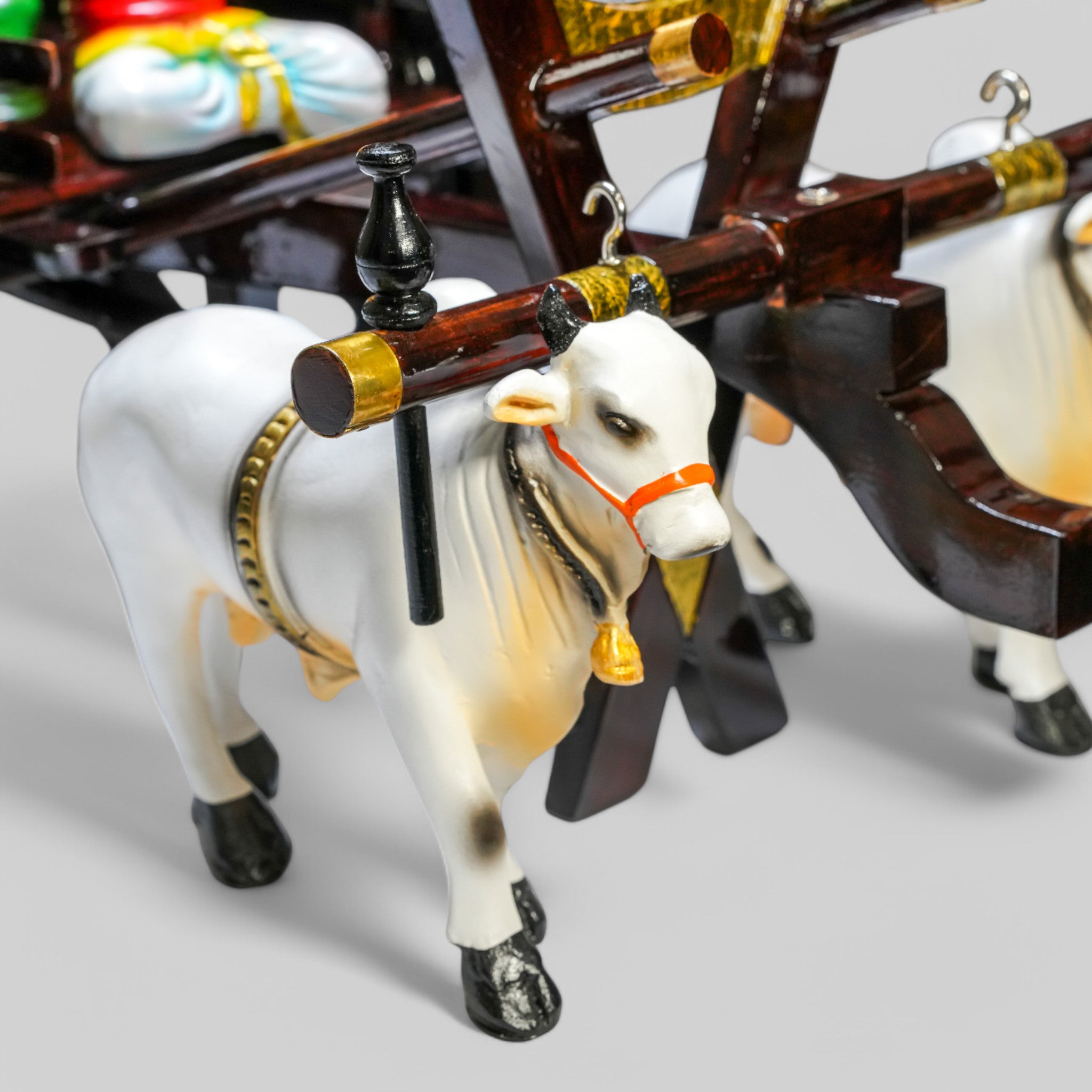 Dark brown Bullock cart - Medium