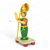 Etikoppaka Durga Matha Figurine — left-side view