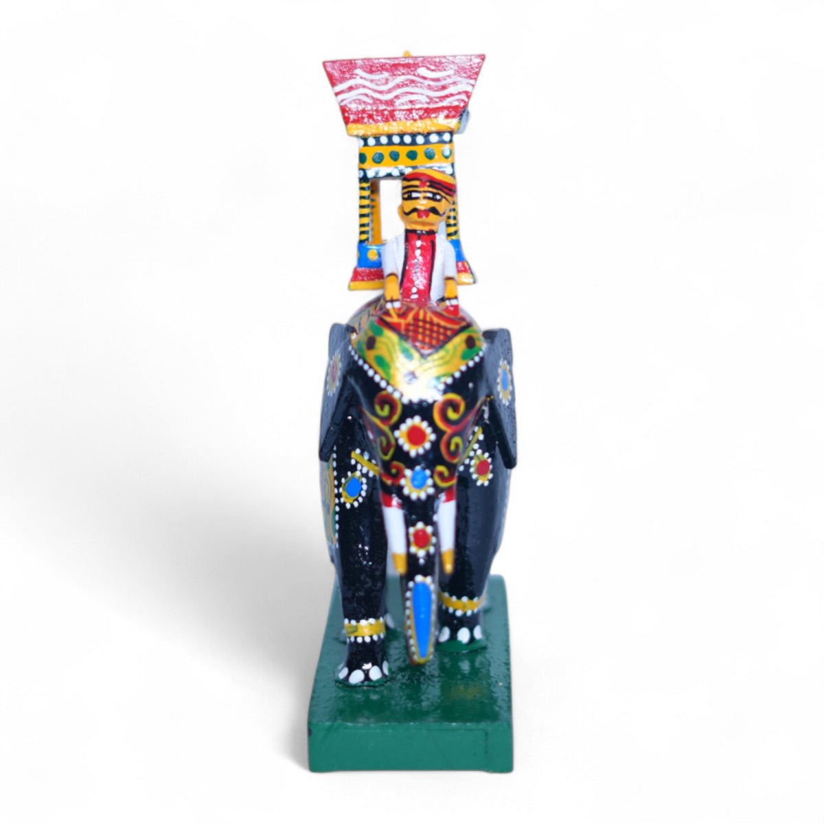 Kondapalli Elephant Ambari — hand-painted wooden figure, view 4
