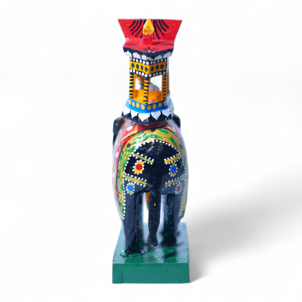 Kondapalli Elephant Ambari — hand-painted wooden figure, view 5