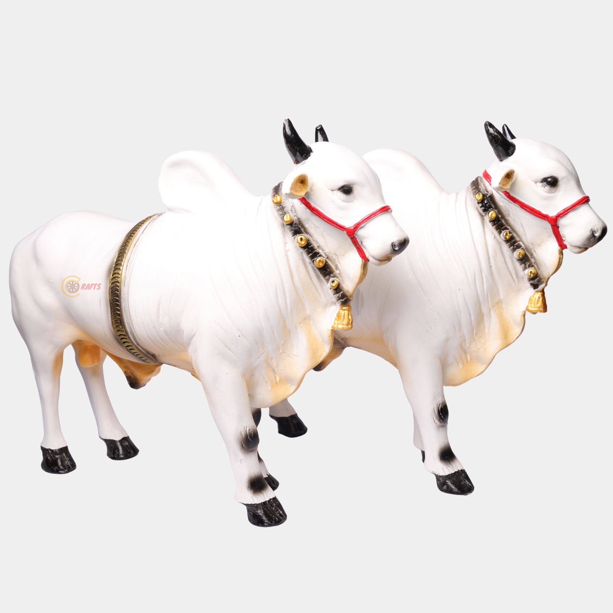 Fiber Ongole Bulls Pair - Large