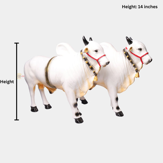 Fiber Ongole Bulls Pair - Large