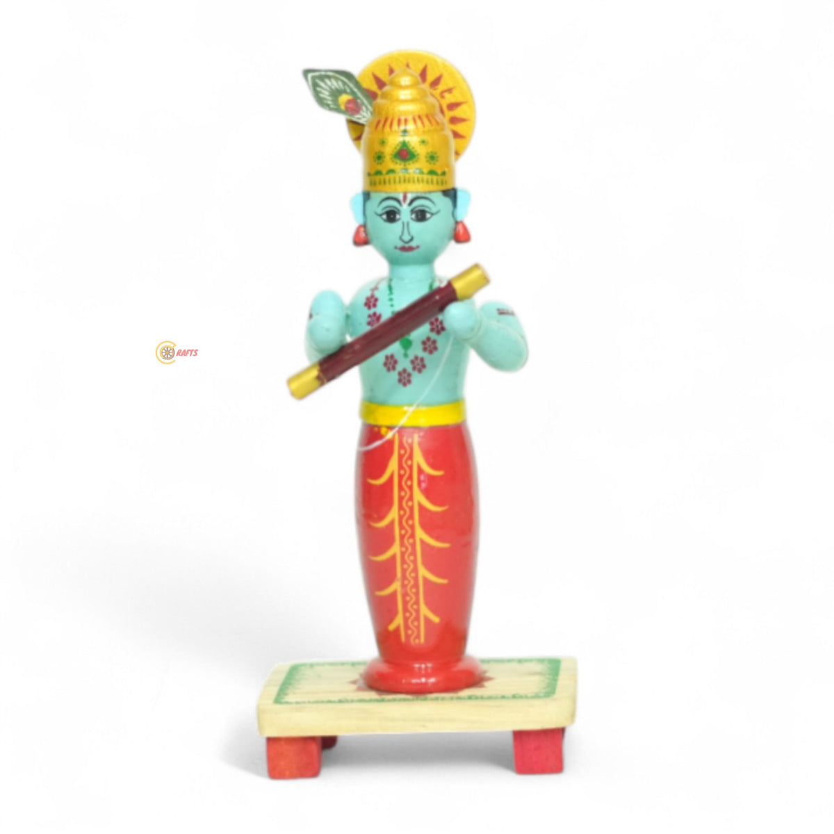 Etikoppaka Lord Krishna Figurine — handcrafted Etikoppaka lacquerware, main product photo
