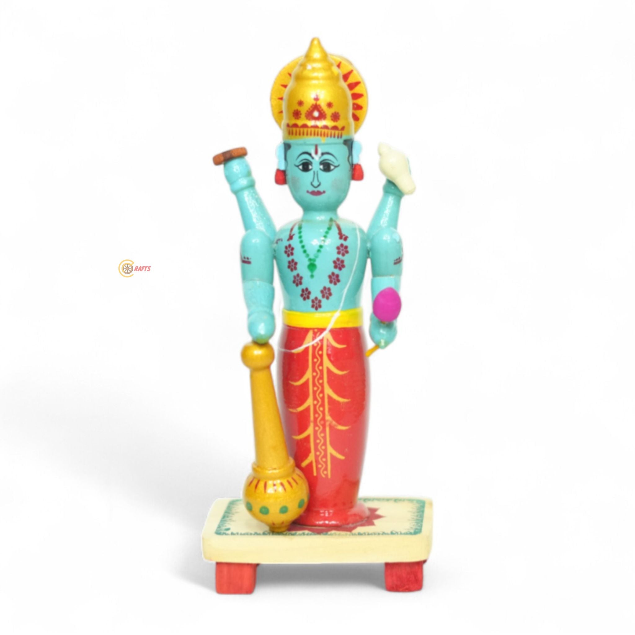 Etikoppaka Lord Vishnu Figurine