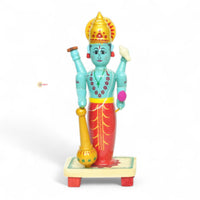 Etikoppaka Lord Vishnu Figurine — handcrafted Etikoppaka lacquerware, main product photo