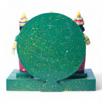 Kondapalli Sita Rama Pattabhishekam — handcrafted wooden diorama scene, view 4