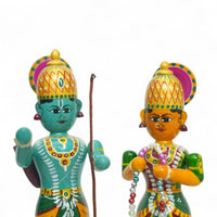Etikoppaka Sita Rama Kalyanam Figurine — close-up view