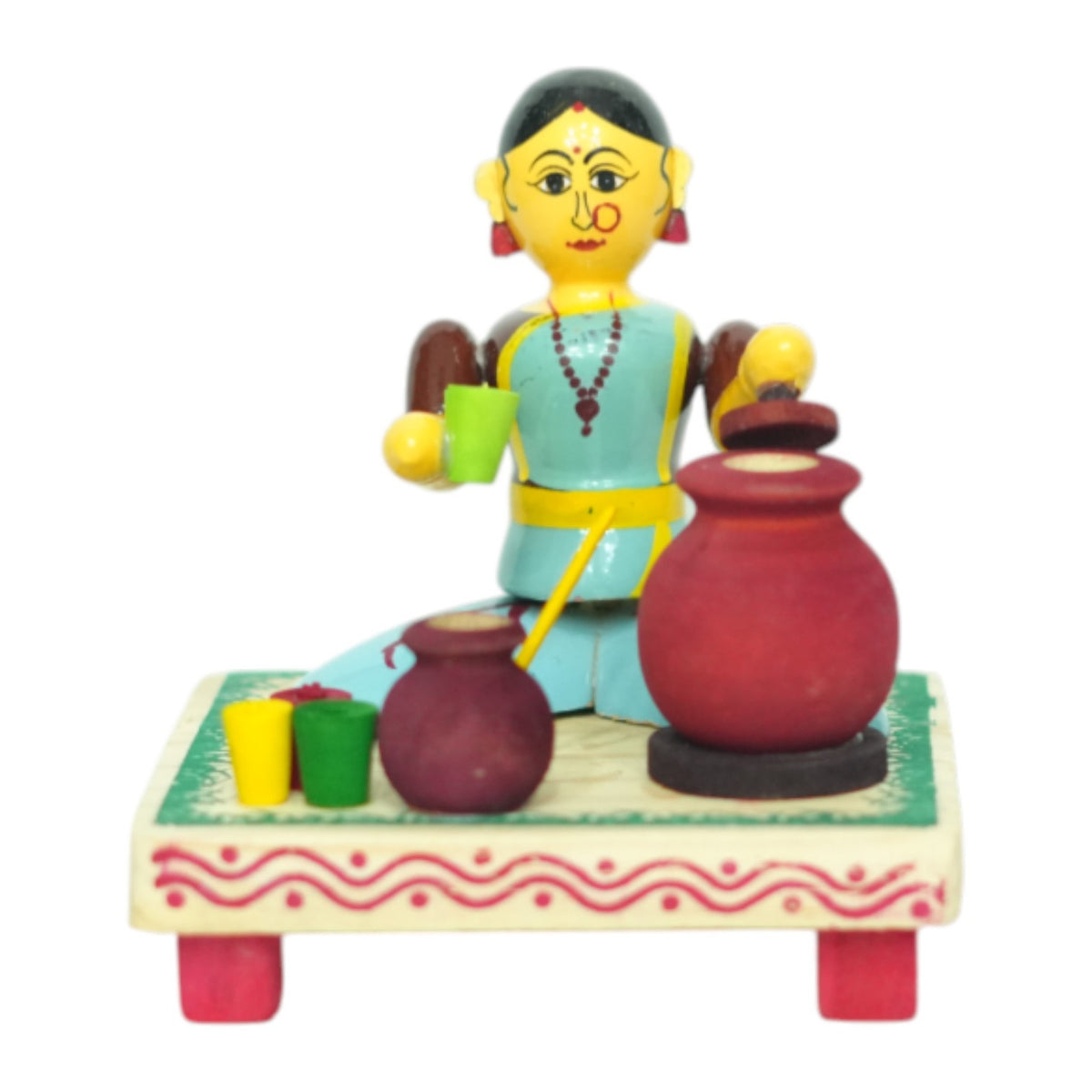 Etikoppaka Buttermilk Seller (Majiga) Figurine – view 1