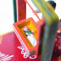 Kondapalli Barasala (Baby Cradle Ceremony) Set — handcrafted wooden diorama scene, view 4