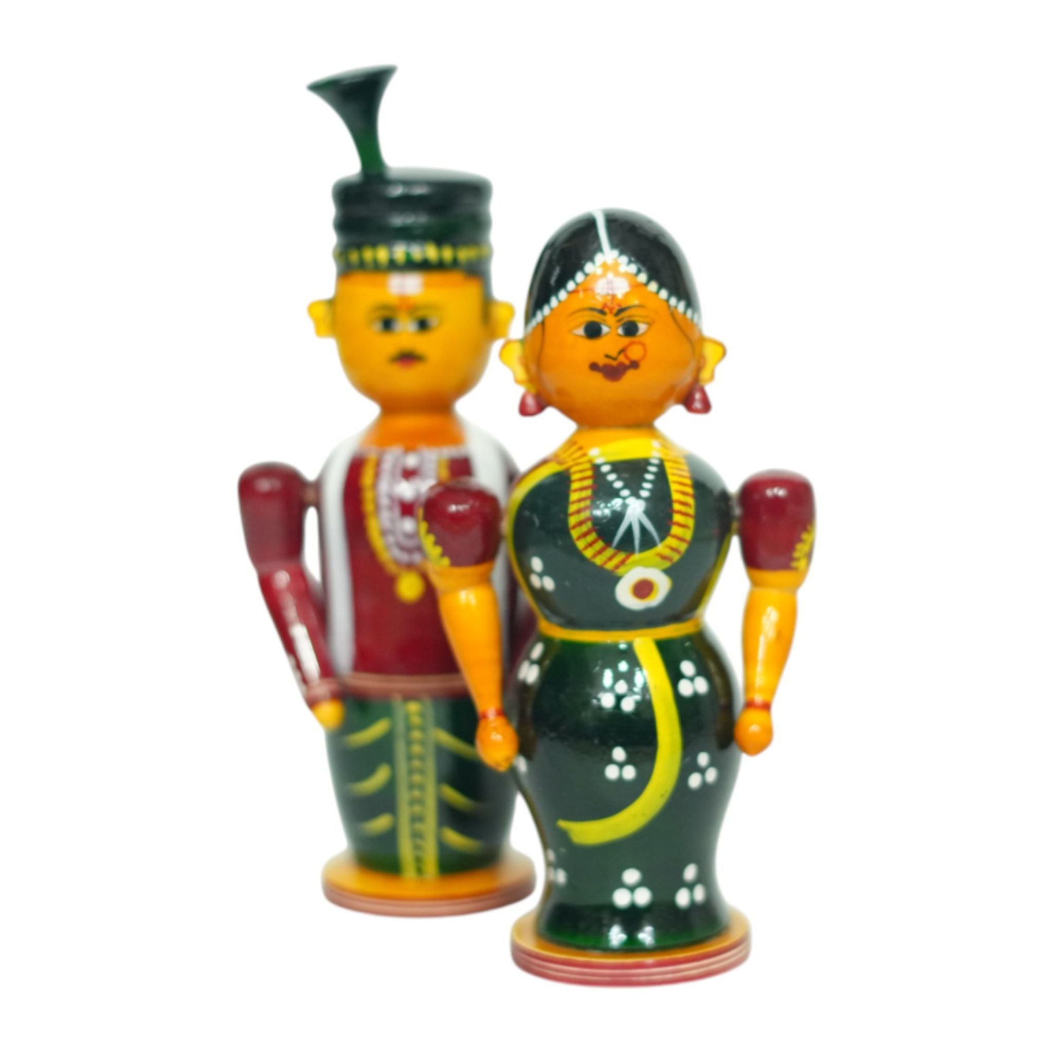 Etikoppaka Bride and Groom (Pelli Koduku & Pelli Kooturu) pair