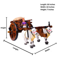 Teakwood Bullock Cart Set – Small — additional product photo, view 2