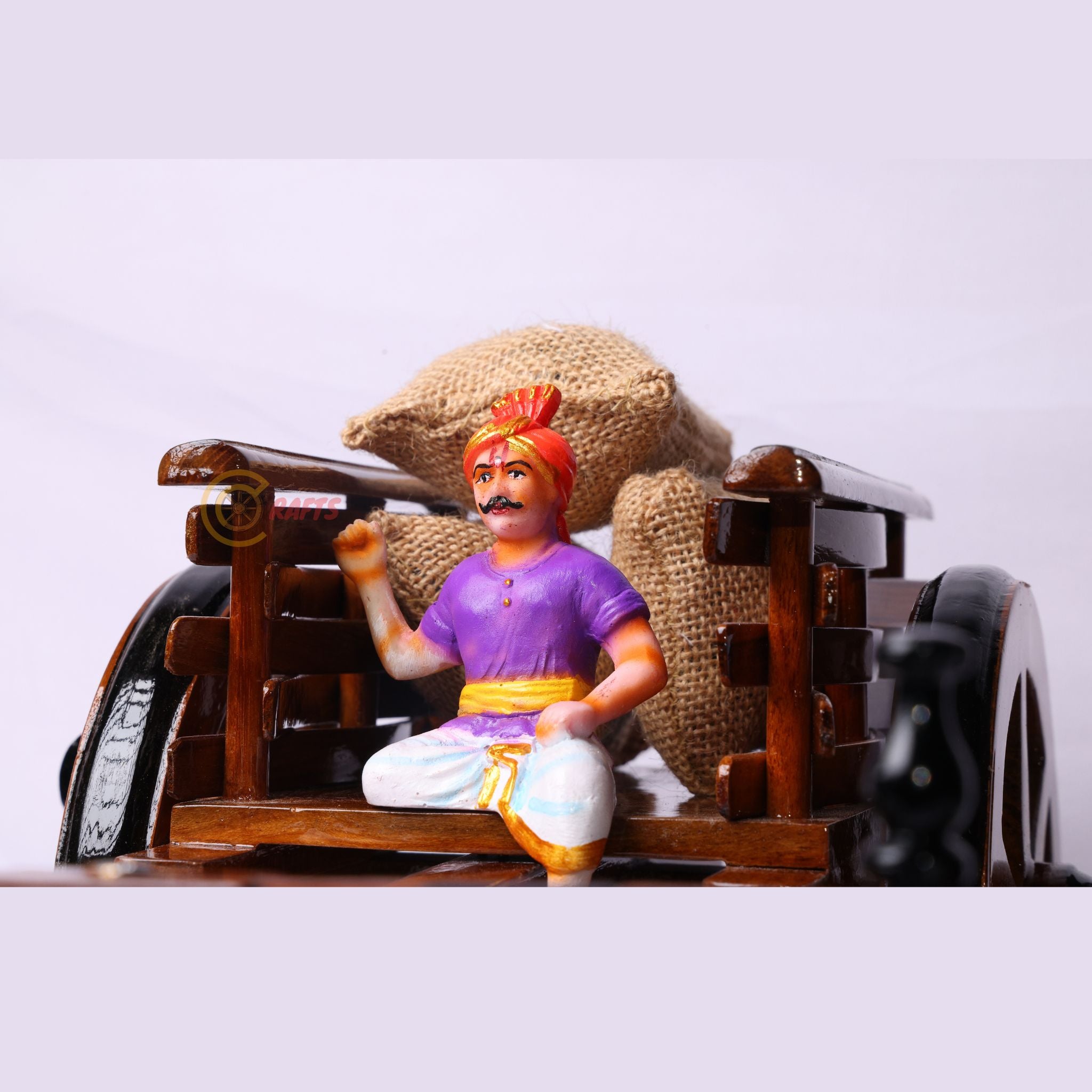 Teakwood Bullock Cart - Small