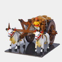 Teakwood Bullock Cart — front view