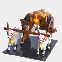 Teakwood Bullock Cart — full-length side view