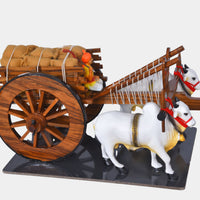Teakwood Bullock Cart — right-side view
