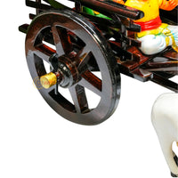 Dark Brown Bullock Cart Set – Medium — right-side view