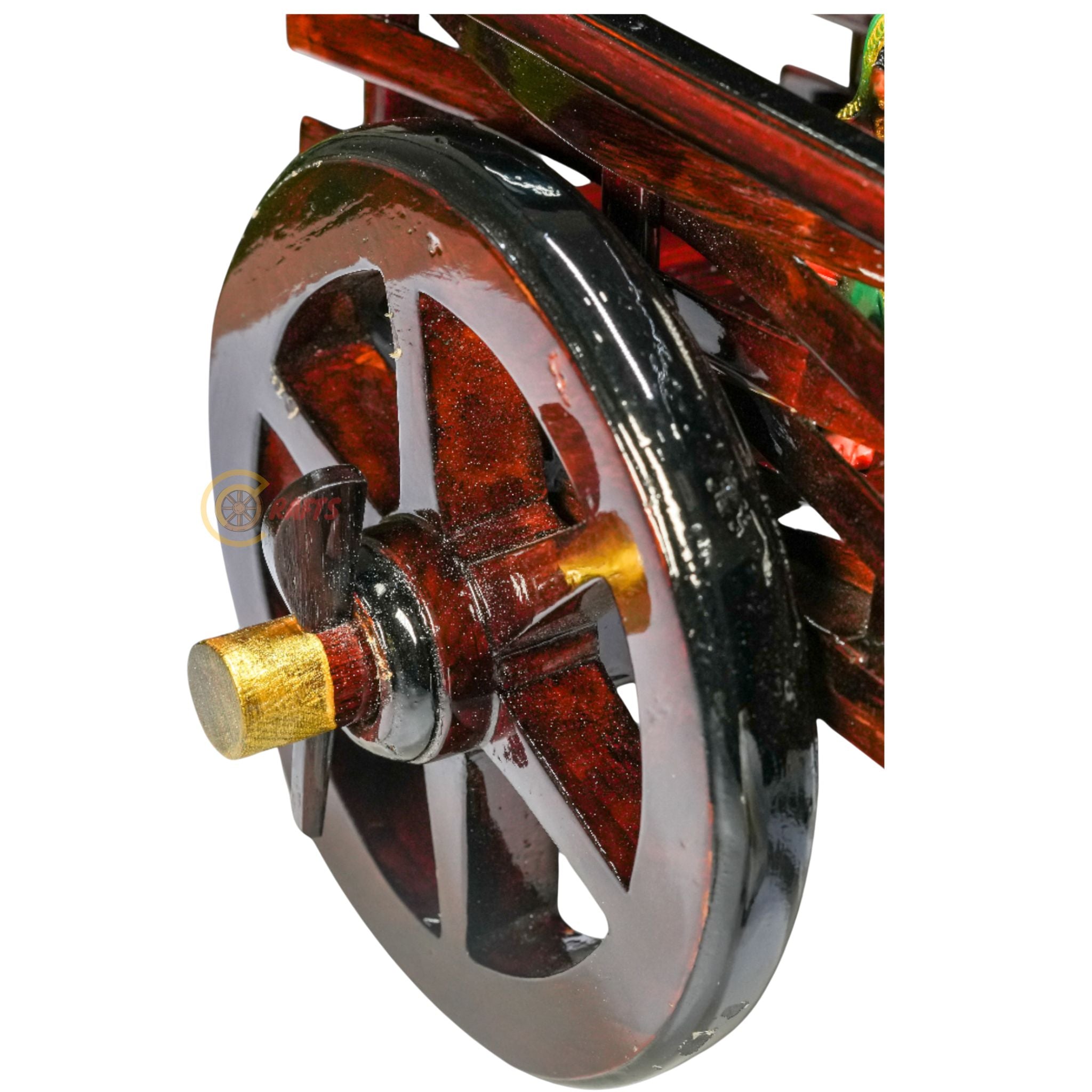Dark Brown Bullock Cart - Small