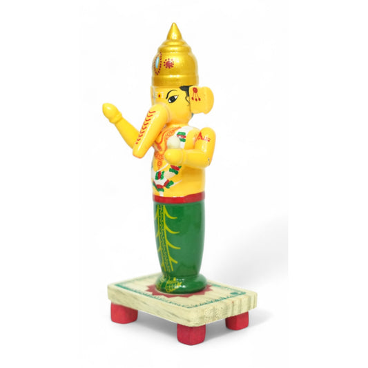 Etikoppaka Single Ganapathi Figurine – view 1