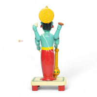 Etikoppaka Lord Vishnu Figurine — back view