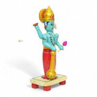 Etikoppaka Lord Vishnu Figurine — right-side view