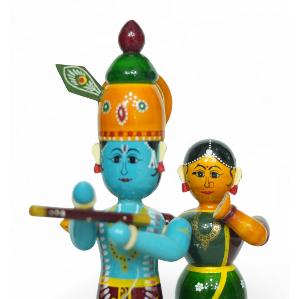 Etikoppaka Radha Krishna Figurine (Small) – view 2