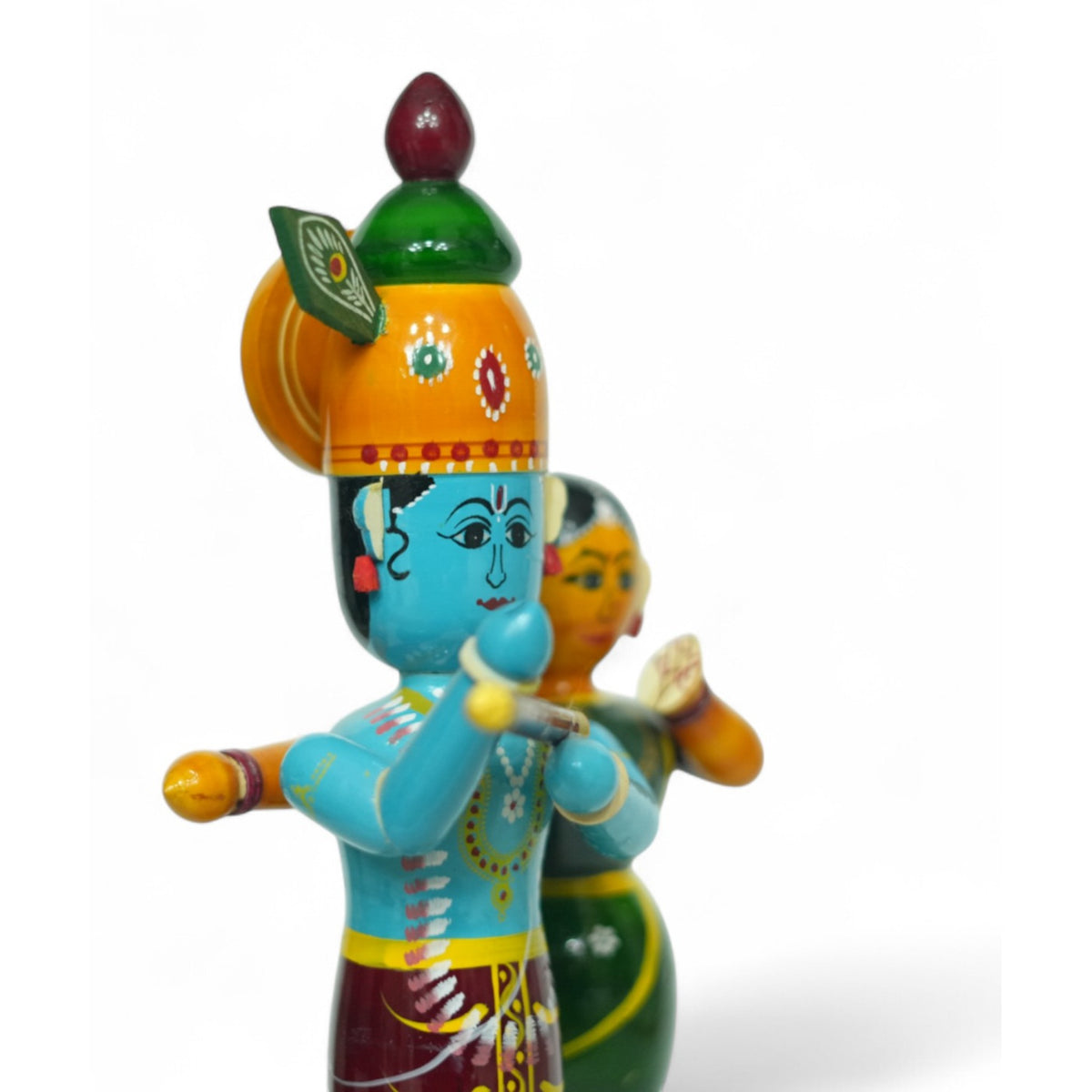 Etikoppaka Radha Krishna Figurine (Small) – view 3