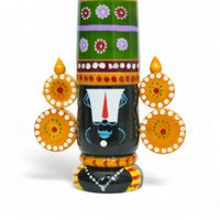 Etikoppaka Lord Balaji (Venkateswara) Figurine — close-up view